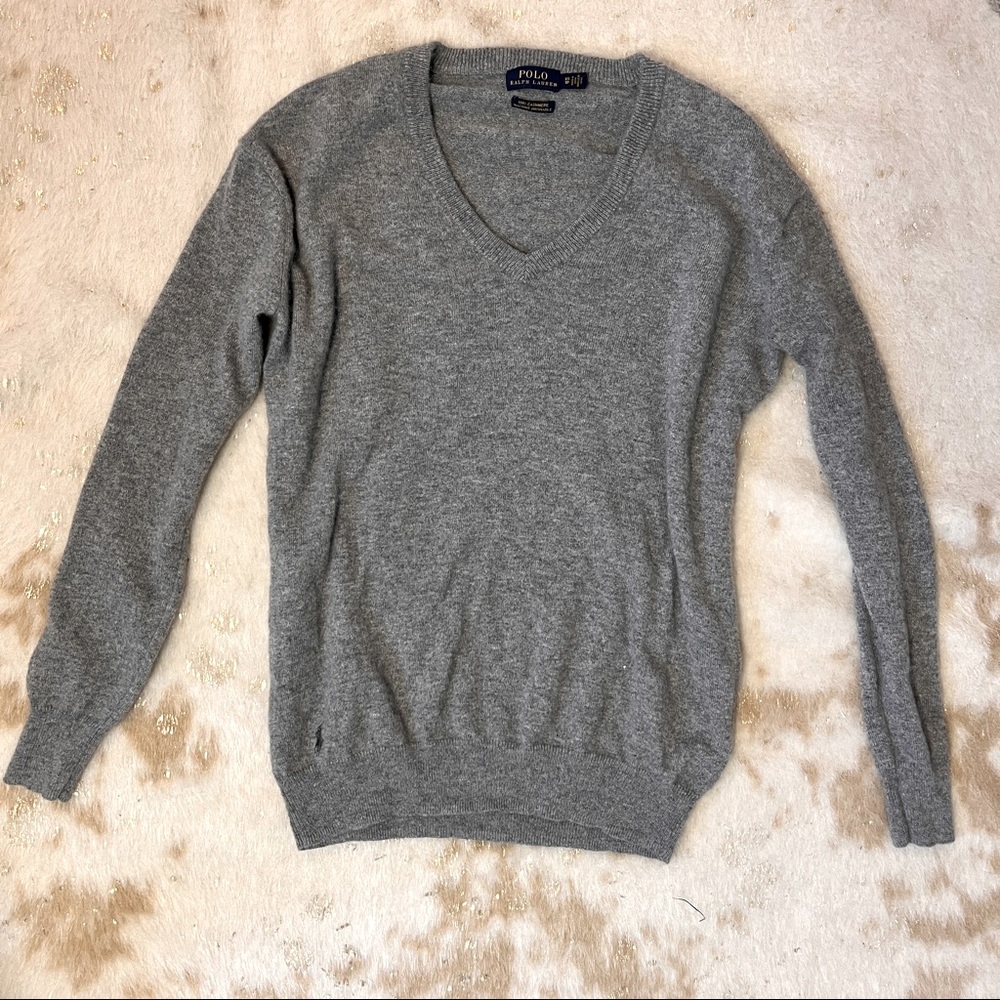POLO Ralph Lauren 100% Cashmere V-Neck Sweater